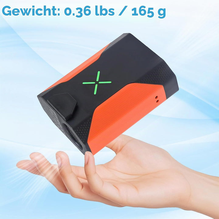 Uplayteck Taillen Clip Ventilator Mini, 100 Geschwindigkeiten, 165g, leicht und tragbar, 36000 U/min