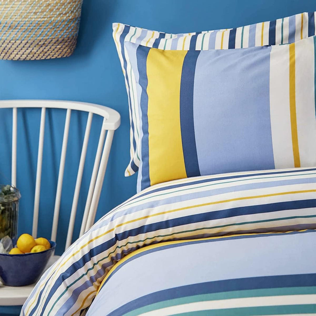 Nautica Home Dover Bettwäsche Set Satin 100% Baumwolle Wendebettwäsche Reissverschluss 155x220 Bettb