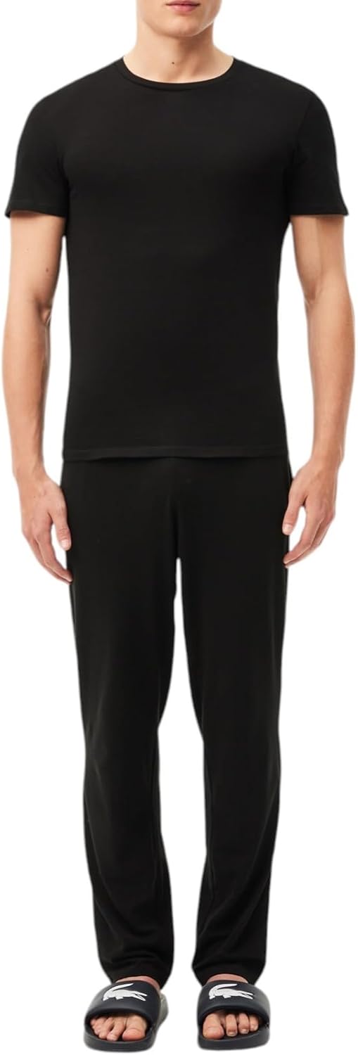Lacoste Herren Unterhemd XS Schwarz, XS Schwarz
