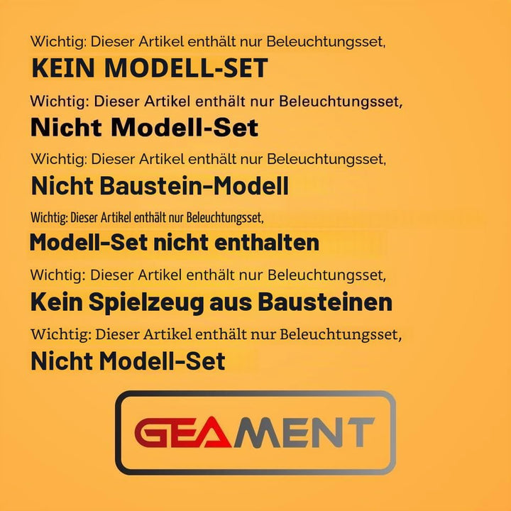 GEAMENT Verbesserte Version LED-Licht-Set für Ideas Baumhaus (Tree House) – kompatibel mit Lego 2131