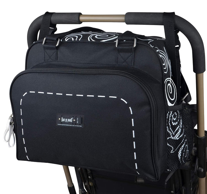 Baby-on-Board 216710_018 Simply Swirl Tasche Schwarz, Schwarz