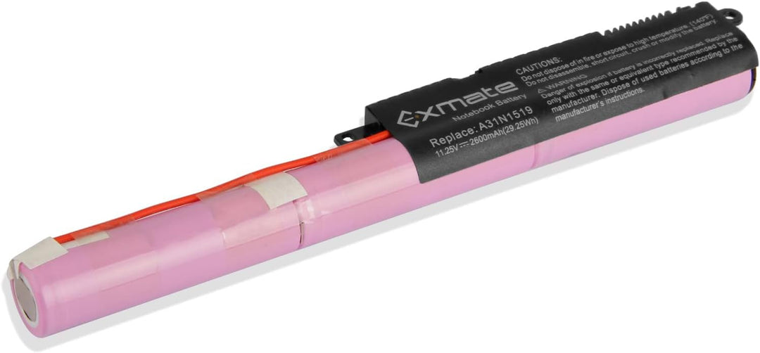 Exmate Laptop-Akku A31N1519 für Asus X540 X540LA X540LJ X540S X540SA X540SC X540YA F540 F540L F540LA