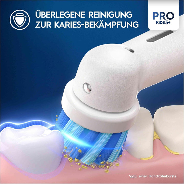 Oral-B Kids Spiderman Aufsteckbürsten für elektrische Zahnbürste, extra weiche Borsten, für Kinder a