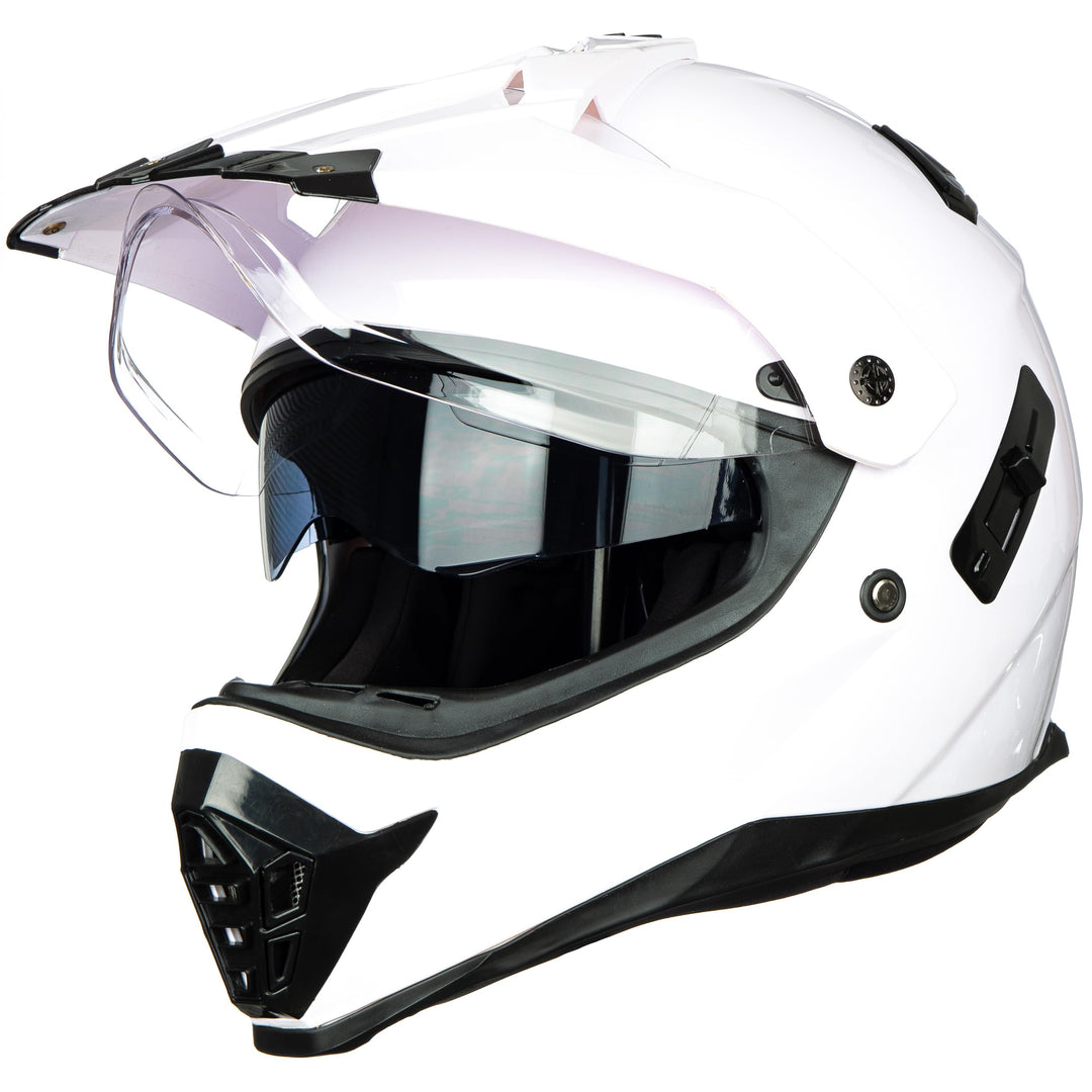 JIEKAI Adventure Helme Motocross Helm Sicherheitsnorm ECE 22.05 Motorradhelme,Roller Ski ATV Helm L