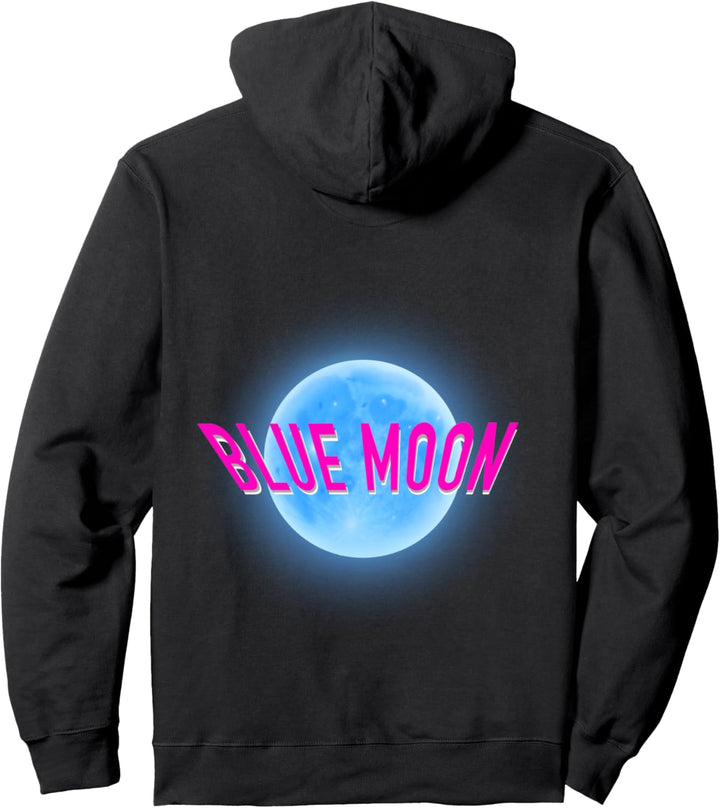 Blue Moon Japan Fashion Vintage Style - oversized Streetwear Pullover Hoodie