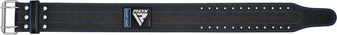 RDX 4” Gewichthebergürtel Leder, IPL USPA Genehmigt, 12 Verstellbar Löcher 6mm Trainingsgürtel Schna