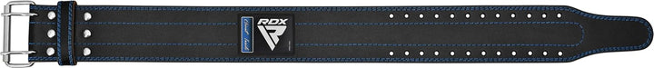 RDX 4” Gewichthebergürtel Leder, IPL USPA Genehmigt, 12 Verstellbar Löcher 6mm Trainingsgürtel Schna