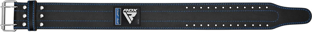 RDX 4” Gewichthebergürtel Leder, IPL USPA Genehmigt, 12 Verstellbar Löcher 6mm Trainingsgürtel Schna