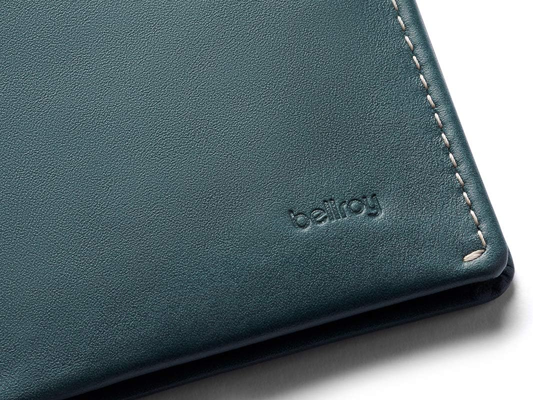 Bellroy Note Sleeve – dünne Lederbörse, mit RFID-Schutz (max. 11 Karten Plus Scheine) - Teal - Rfid,