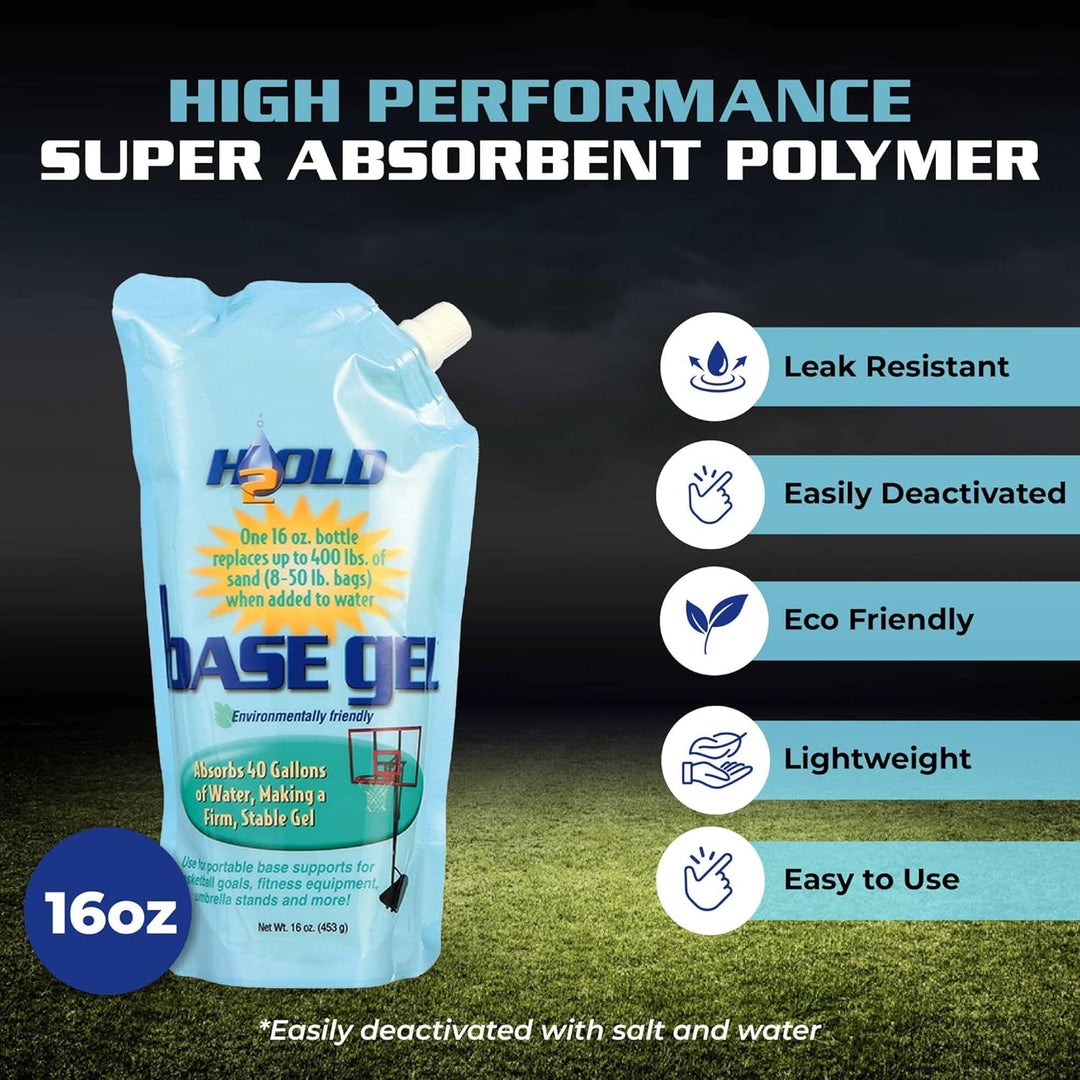 BaseGel Basketballtor, tragbar, Polymer, 473 ml 16-Ounce, 16-Ounce