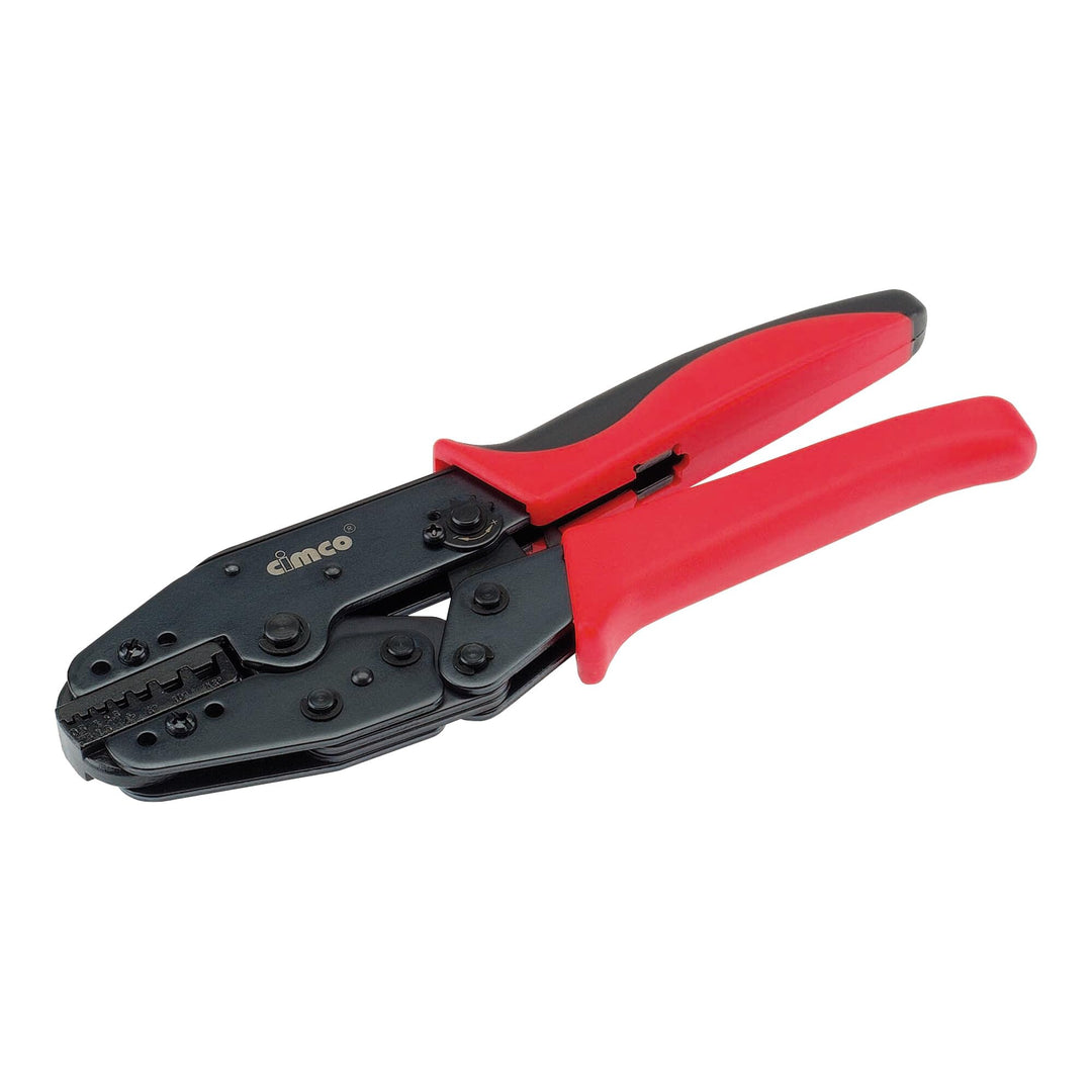 Cimco 106120 PRESSZANGE F.Aderendhülsen0,5-16, Schwarz, Rot
