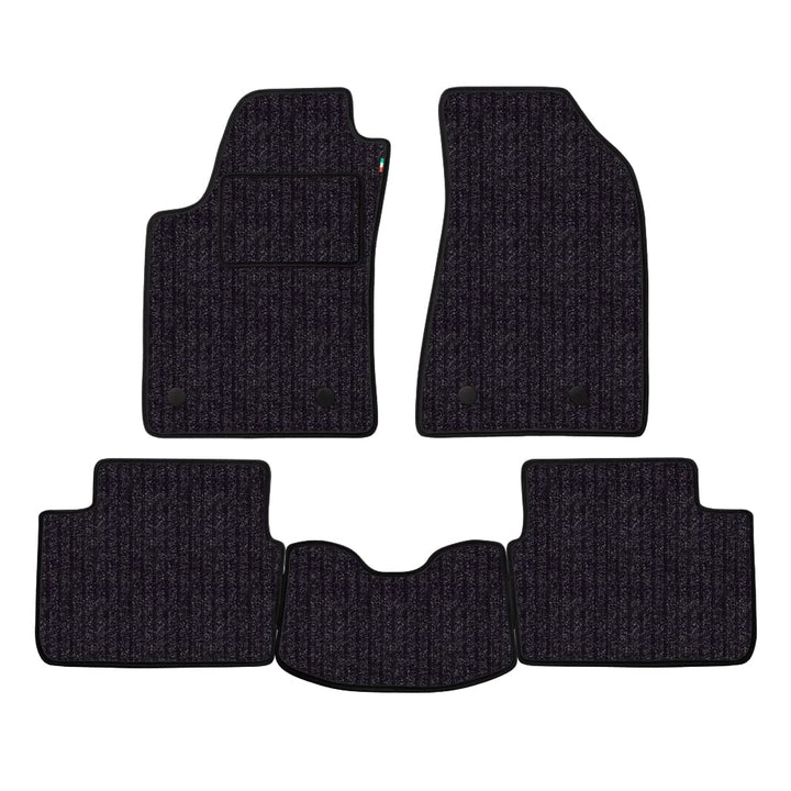 Fussmatten Set für Peugeot 207 CC Cabrio Baujahr 2007 bis 2016 aus Faserboden Made in Italy in Anthr