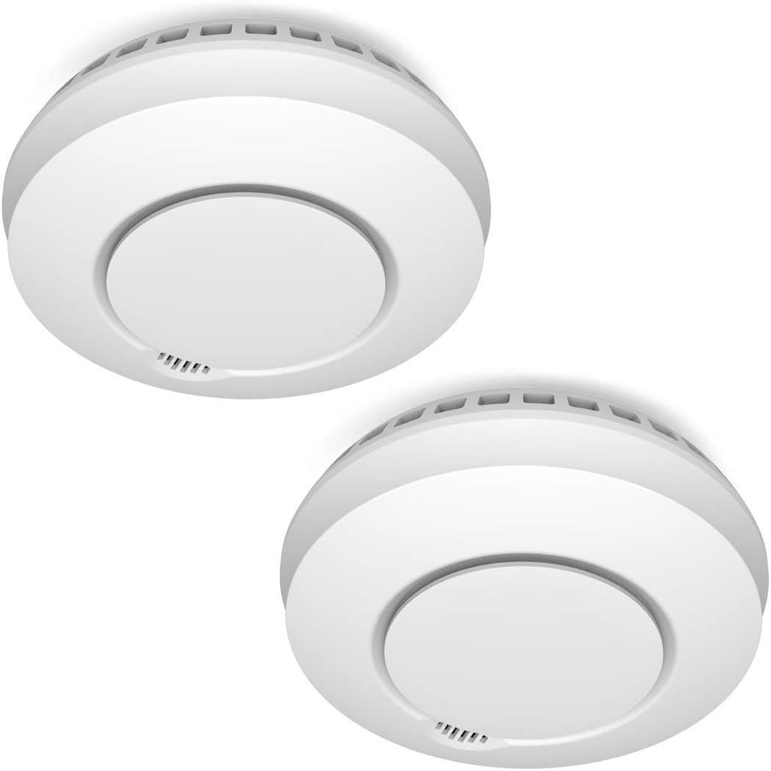 2-er Set ELRO Connects Funk Rauchmelder FZ5002R - DIN EN14604 geprüft - mit Hitzesensor 2 Stück Rauc