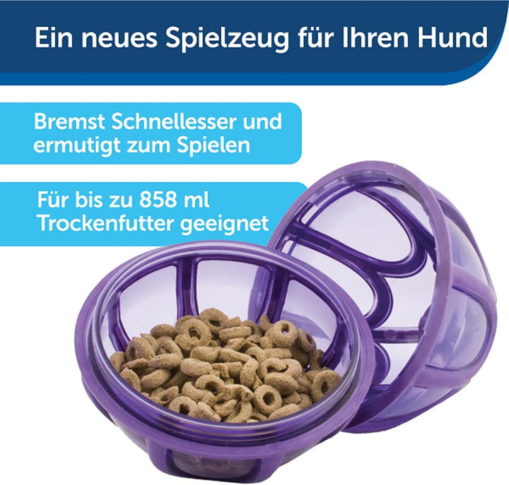 PetSafe Kibble Nibble Hunde-Snackspielzeug für Leckerlis und Trockenfutter, Spülmaschinenfest, BPA-f