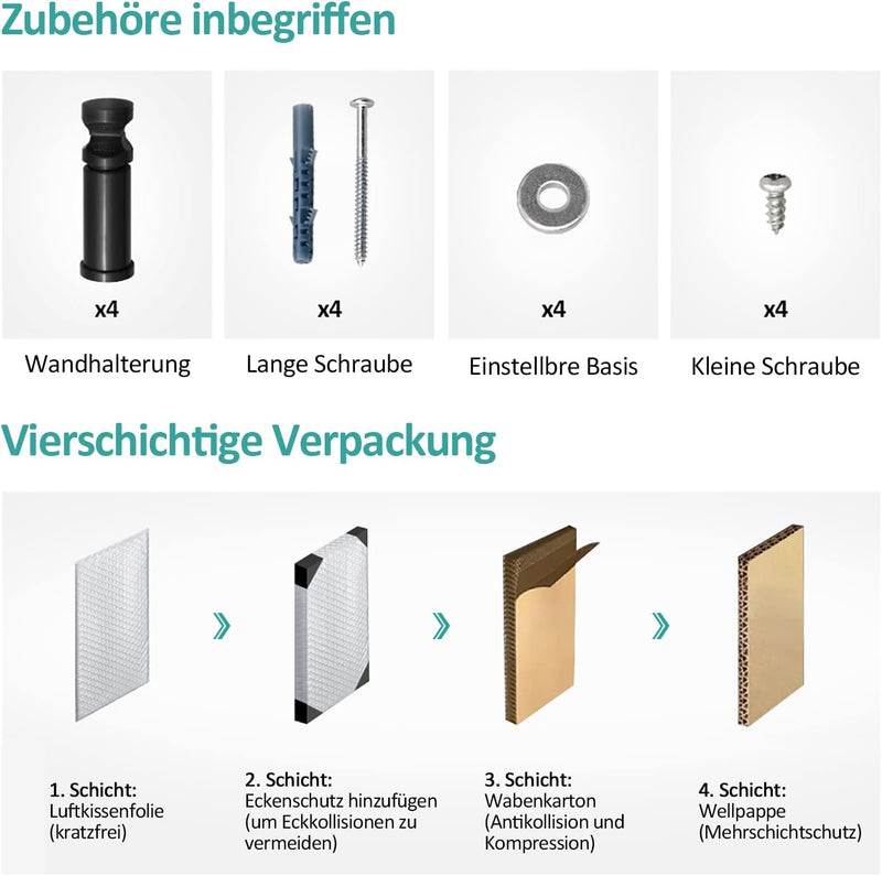 EMKE Handtuchheizkörper Elektrisch 1200x400 mm, Gebogen Badheizkörper Handtuchhalter Seitenanschluss