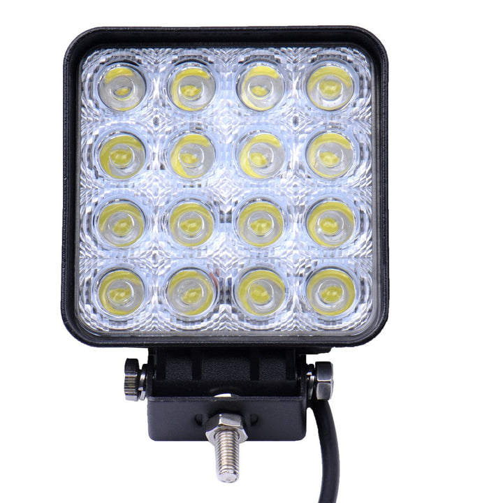 Greenmigo 48W Quadrat LED Offroad Flutlicht Reflektor Scheinwerfer Arbeitslicht Arbeitsscheinwerfer