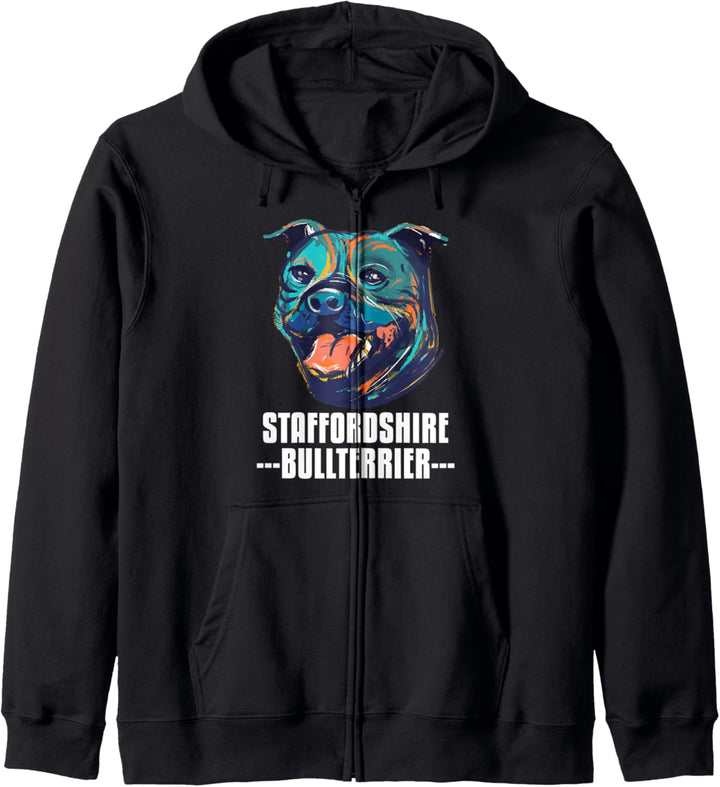 Amerikanisch Staffordshire Amstaff Kapuzenjacke