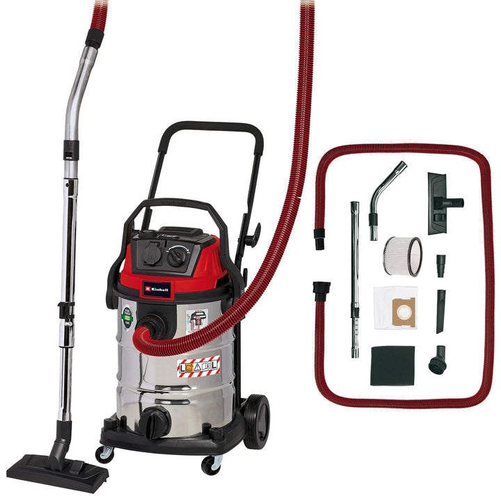 Einhell Nass-Trockensauger TE-VC 2230 SACL (1.400 W, 220 mbar, 8m Aktionsradius, HEPA-Faltenfilter i