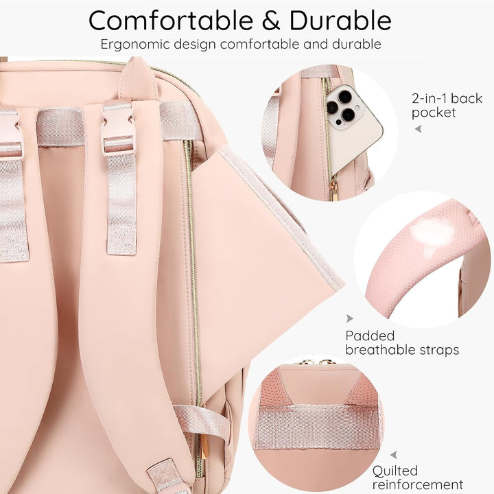 AIJIEKE Wickeltasche Rucksack, multifunktionale, wasserdichte Wickeltasche, Reiseutensilien, Babytas