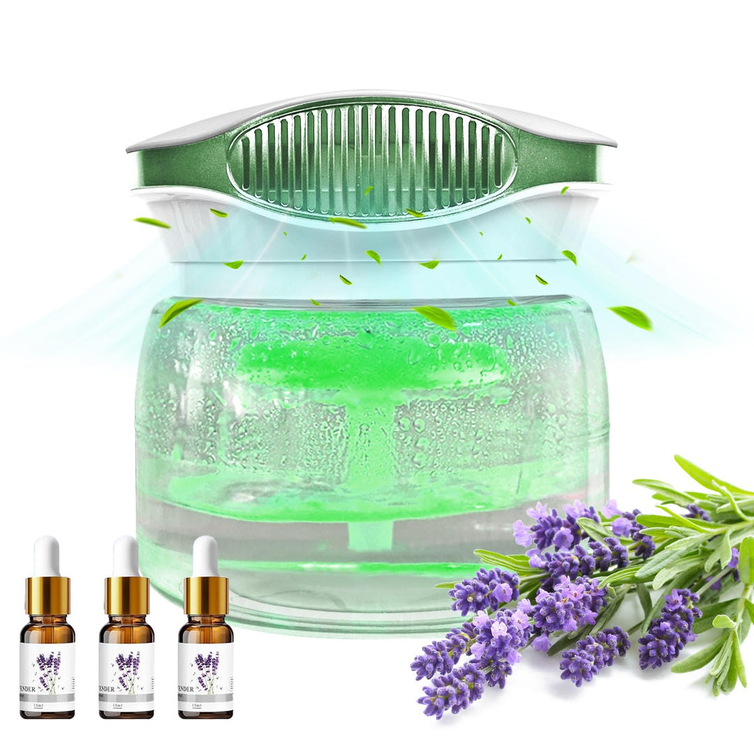 Lufterfrischer Luftbefeuchter Aroma Diffuser Ioniser with 30ml Water Soluble Lavender Essential oill