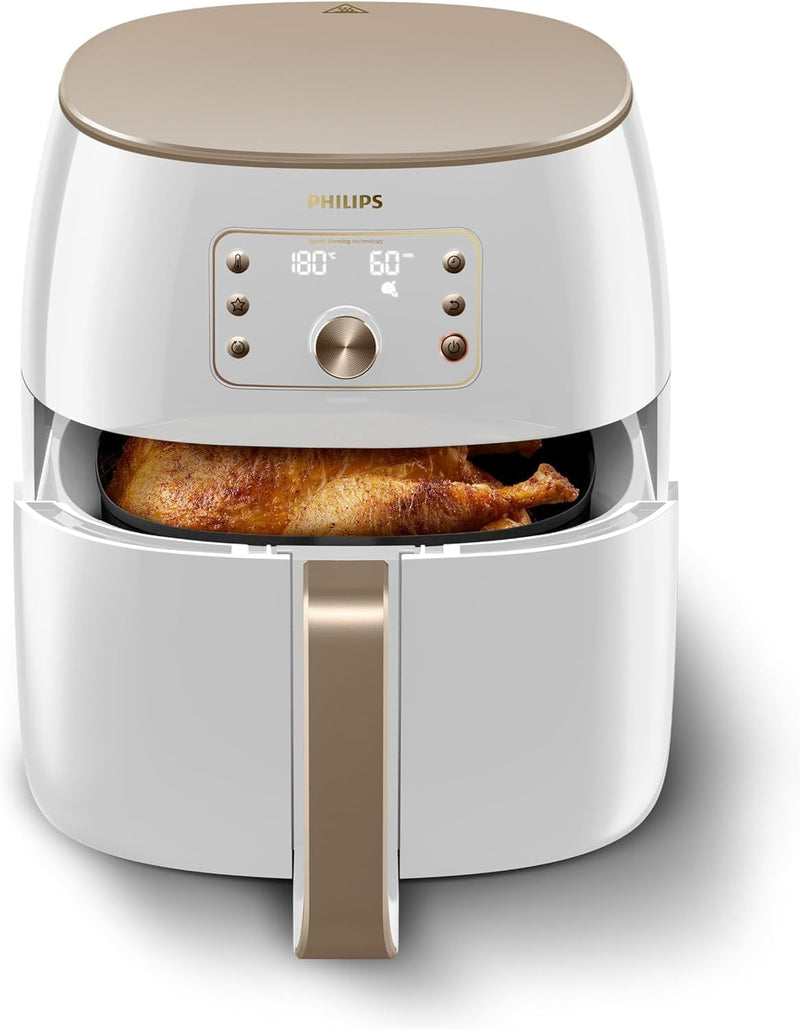 Philips Premium Airfryer XXL - Airfryer ohne Öl, Smart Sensing-Technologie, 2225 W, Fettentfernungst