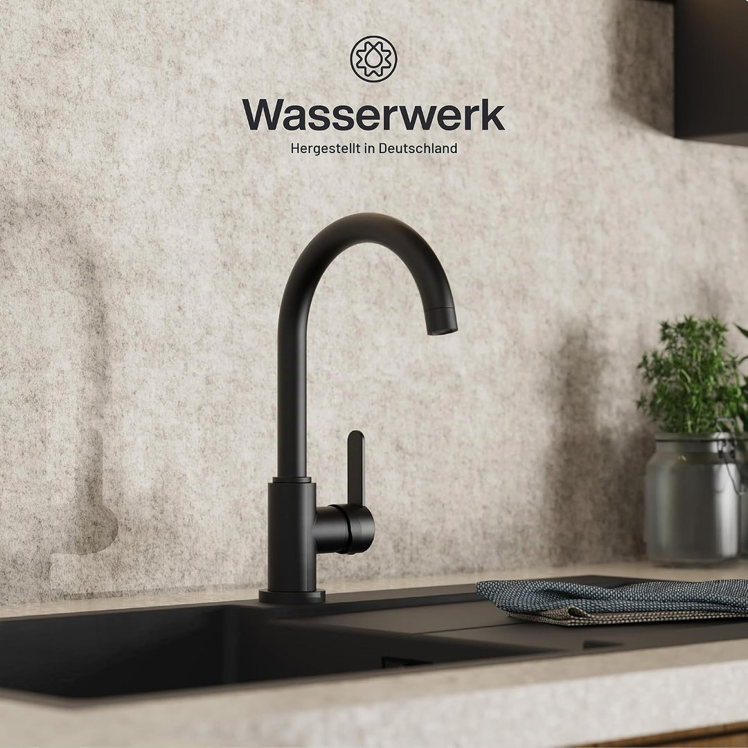 Wasserwerk Küchenarmatur WK5 | Wasserhahn Küche | Armatur Spültisch | Mischbatterie für die Küche |