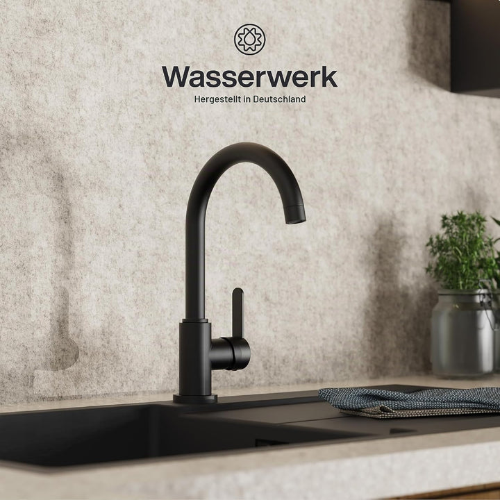 Wasserwerk Küchenarmatur WK5 | Wasserhahn Küche | Armatur Spültisch | Mischbatterie für die Küche |