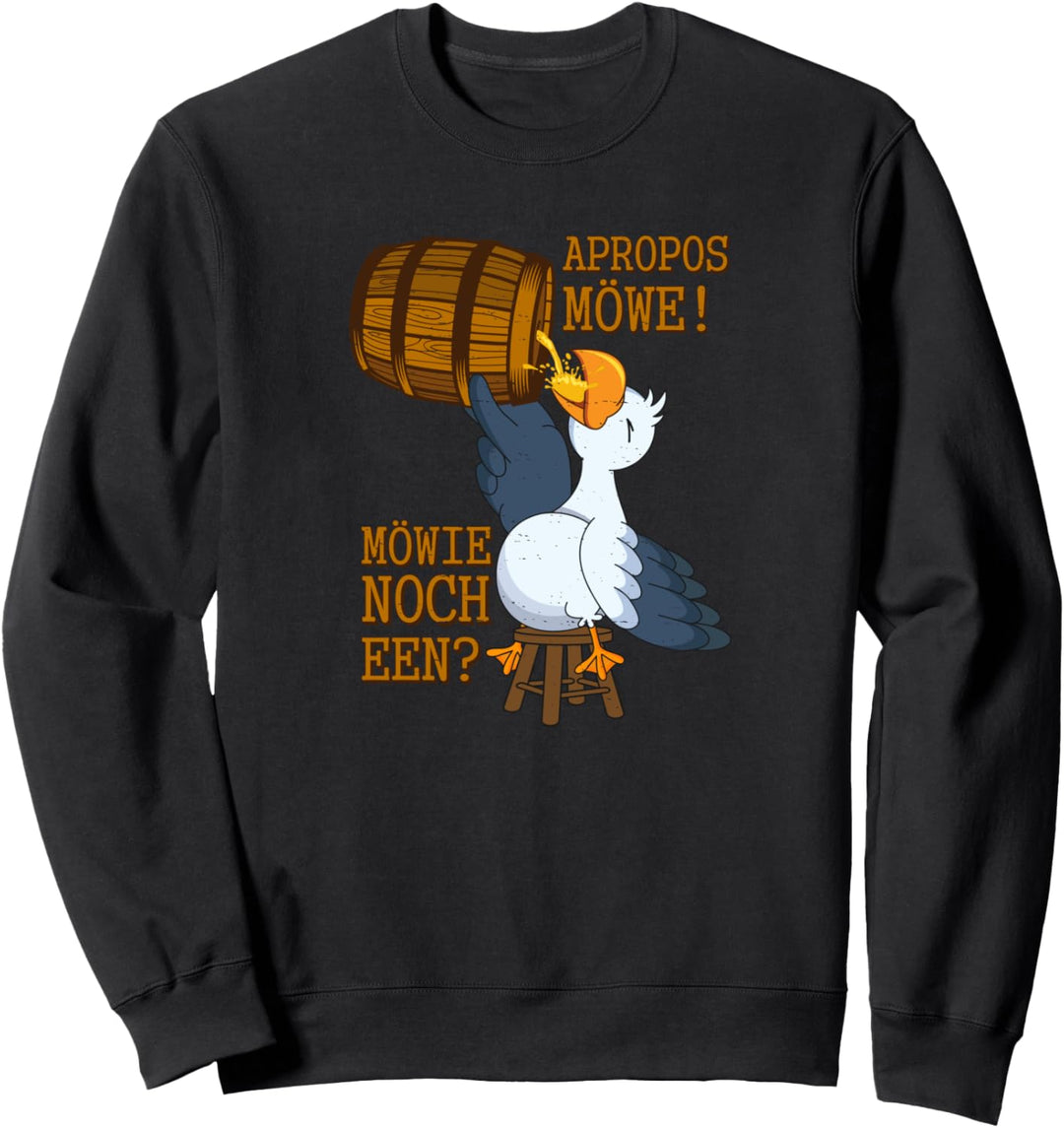 Norddeutsche Plattdeutsch & Bier Apropo Möwe! Möwie noch een Sweatshirt