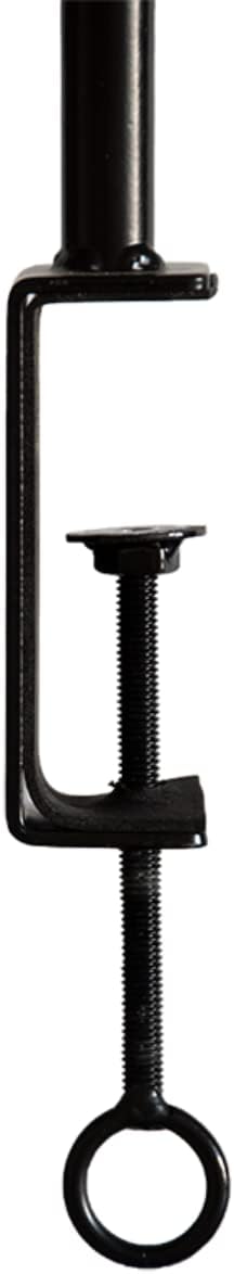 Tisch Deko Stange Klemme Gestell Deko Metall schwarz ausziehbar Tafel 117-211 cm
