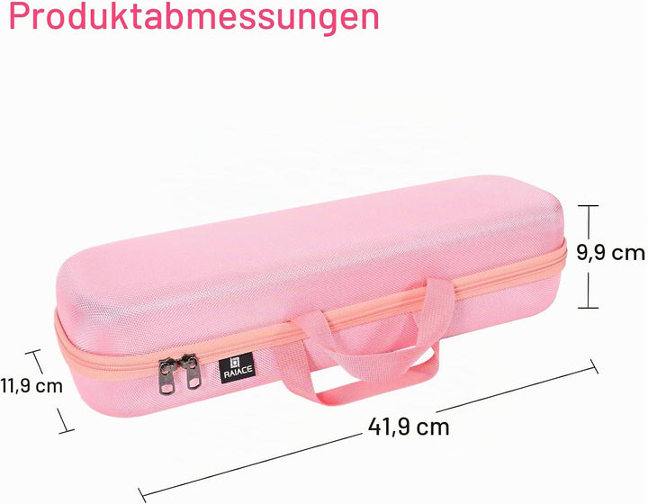 RAIACE Hartschalenkoffer, kompatibel mit Dyson Airstrait-Haarglätter, Reise-Aufbewahrungstasche. (Ve