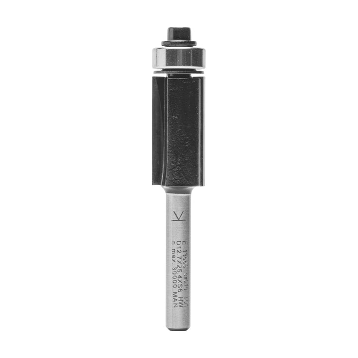 ENT 13563 Bündigfräser HW, Schaft (S) 6 mm, Durchmesser (D) 12,7 mm, NL 25,4 mm, GL 68 mm, SL 32 mm,