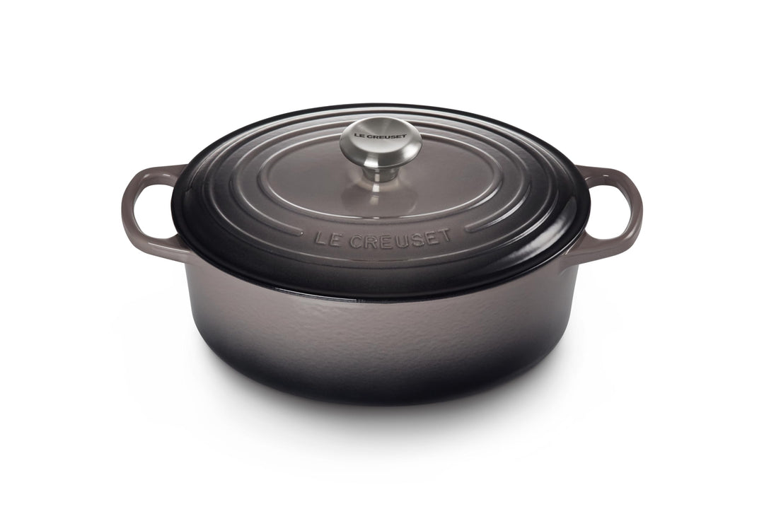 Le Creuset Signature Gusseisen-Bräter mit Deckel, Ø 29 cm, Oval, Für alle Herdarten und Induktion ge