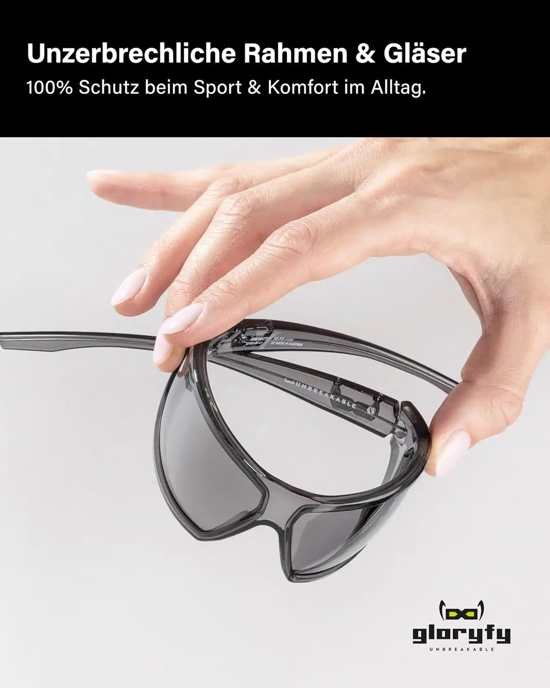 Gloryfy unbreakable eyewear (G13 Mythos POL) - Unzerbrechliche Sonnenbrille, Sport, Polarisiert, Dam