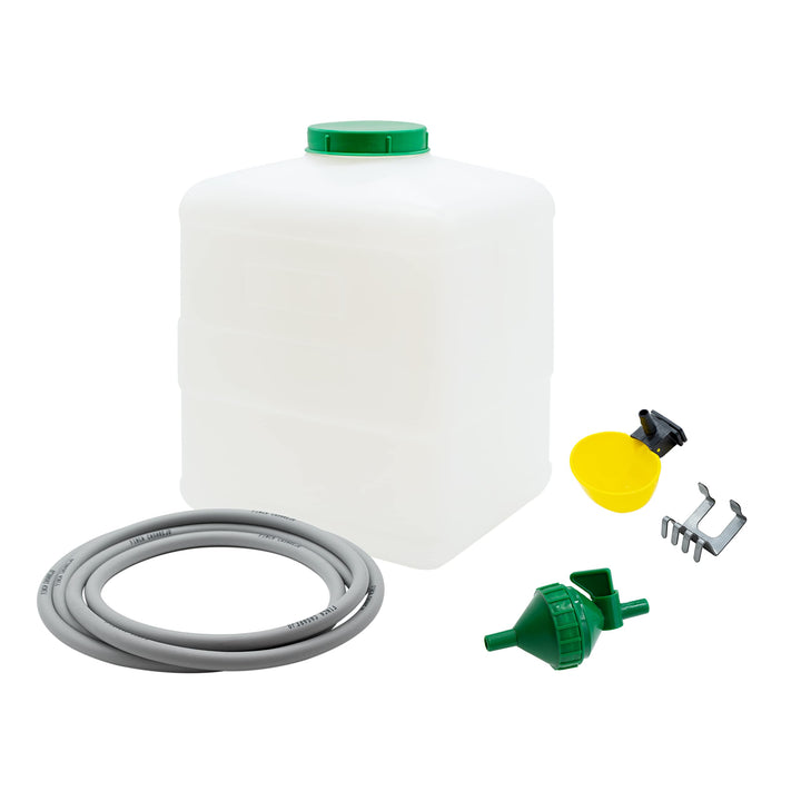 FINCA CASAREJO 20-Liter-Automatische Tränke Set - Tränke für Hühner und anderes Geflügel - Tank + Sc