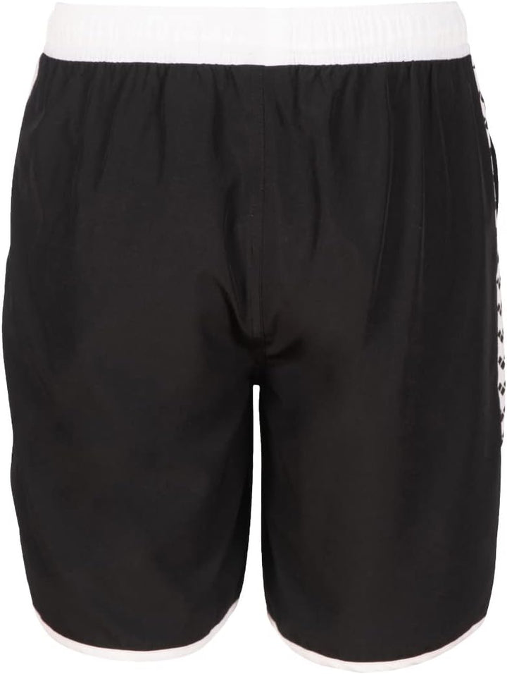 ARENA Herren M Icons Team Stripe Boxer Swim Trunks S Black-white, S Black-white