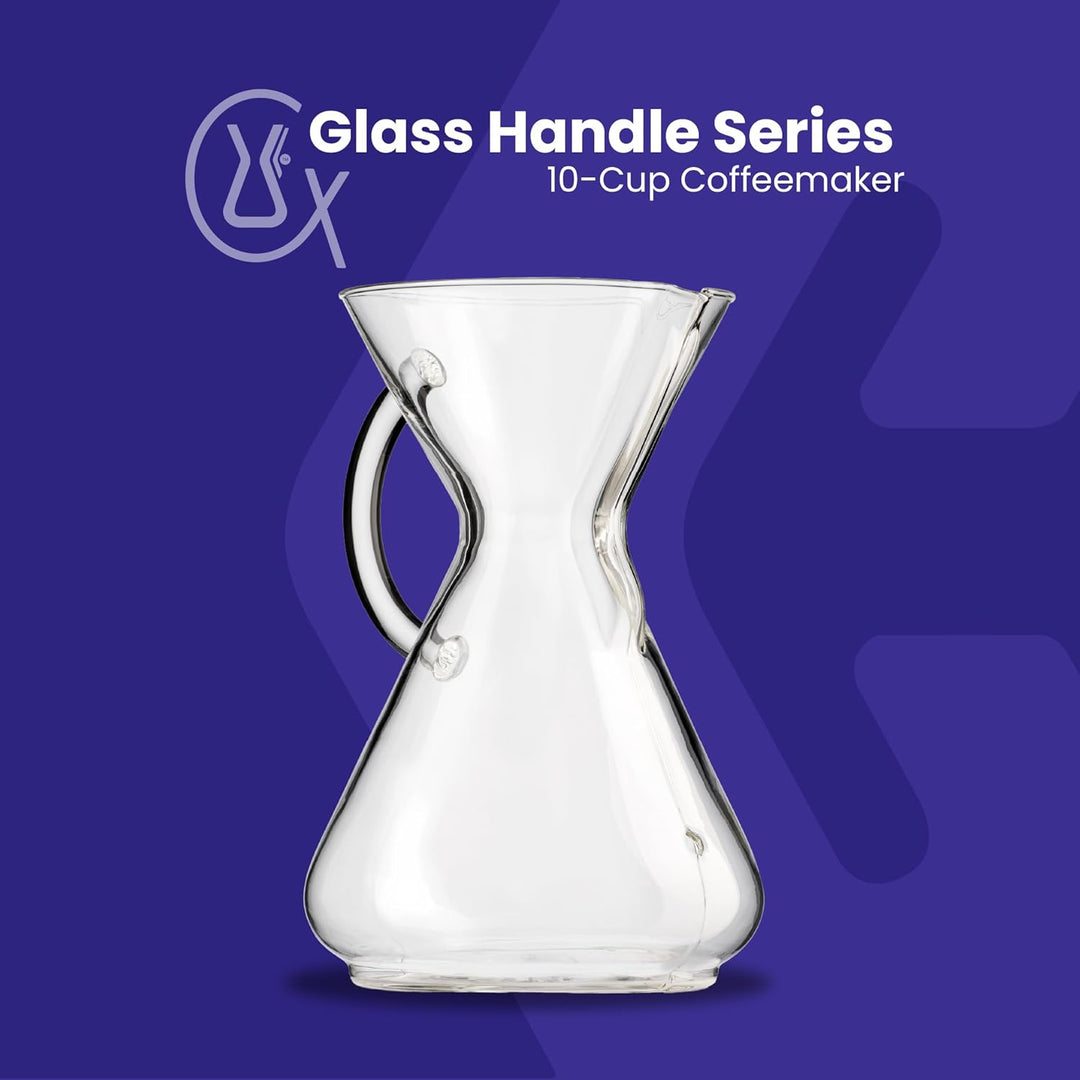 Chemex Kaffee-Karaffe (mit Glasgriff, für bis zu 10 Tassen)