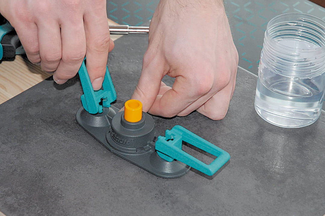 wolfcraft Bohrkronen-Set, diamantbestreut ˮCeramicˮ, 5-tlg. I 8771000 I Für die Installation von San