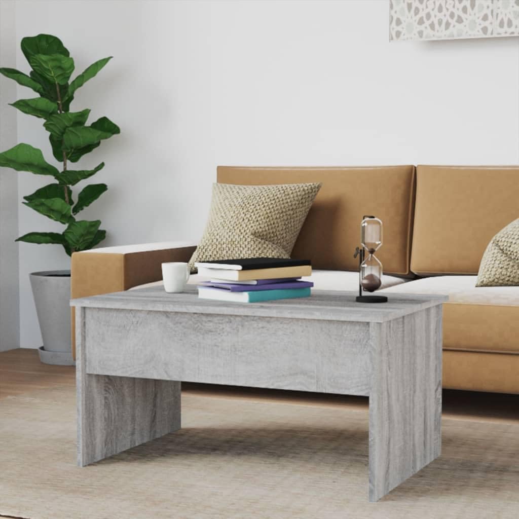 vidaXL Couchtisch Grau Sonoma 80x50,5x41,5 cm Holzwerkstoff