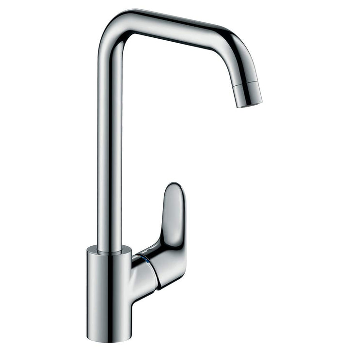 hansgrohe Focus M41 - Küchenarmatur, 1 Stahlart, Wasserhahn Küche mit Auslaufhöhe 260 mm, Mischbatte