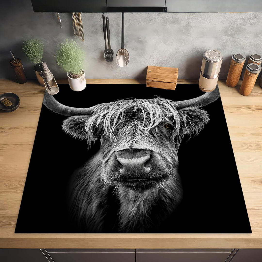Herdabdeckplatte Einteilig Induktionsmatte Küche Abdeckung Ceranfeld Herd Abdeckplatte Vinyl Matte A