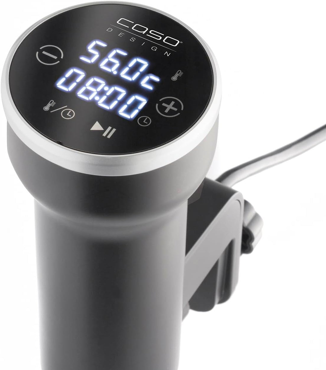 CASO SV400 Sous Vide Stick, für Behälter bis 20l Volumen, 25-90°C in 0,5°C Schritten, IPX7, platzspa