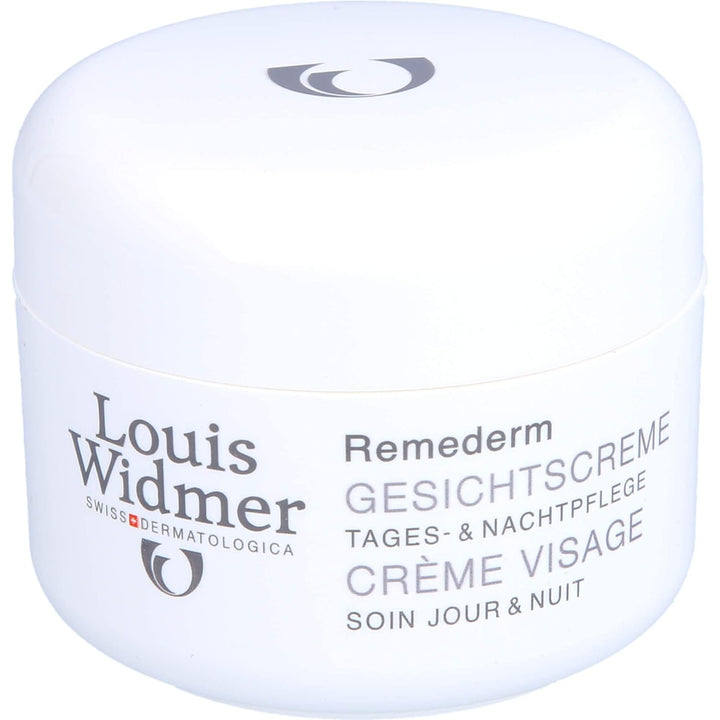 Louis Widmer Remederm Gesichtscreme Tages-Und Nachtpflege Leicht Parfuemiert, 50Ml , 50 Ml (1Er Pack