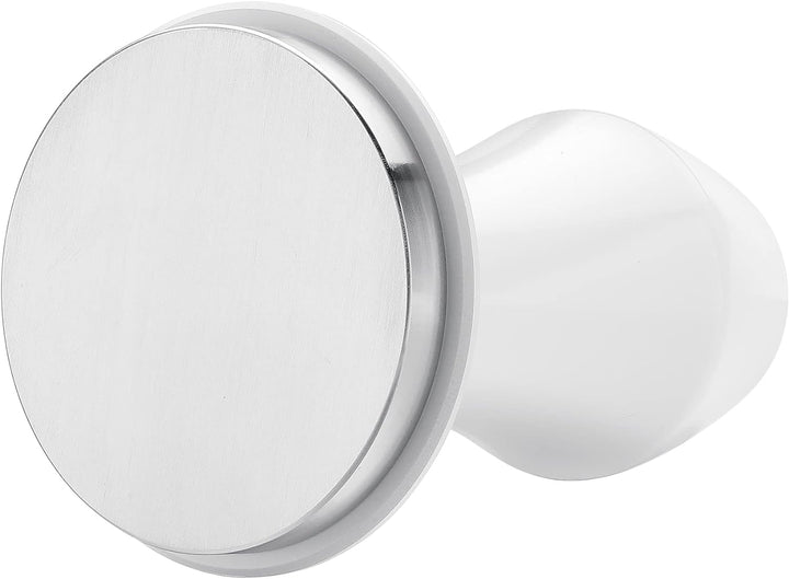Normcore Kaffee Tamper 58.5mm - Weiss Druckregulierender - Barista Stempel mit 15lb / 25lb /30lbs An