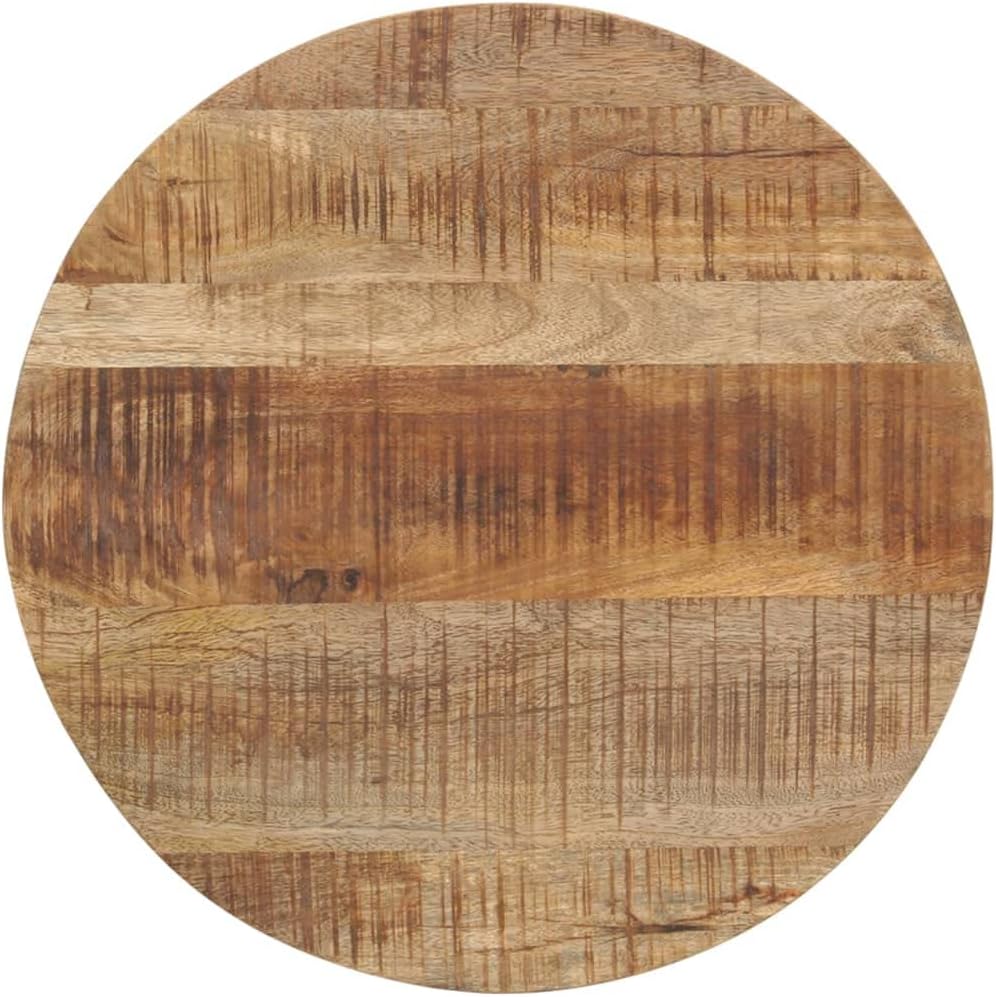 vidaXL Raues Mangoholz Satztisch 2-TLG. Couchtisch Beistelltisch Wohnzimmertisch Kaffeetisch Sofatis