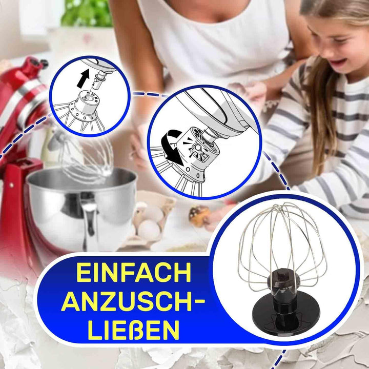 MONTERAL Rührbesen Küchenmaschine 4055396347 für Aeg für Electrolux | Garantie 10 Jahre