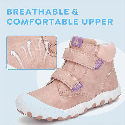Mishansha Kinder Wanderschuhe rutschfest Leicht Trekking Wanderstiefel für Jungen Mädchen Gr.24-38 2
