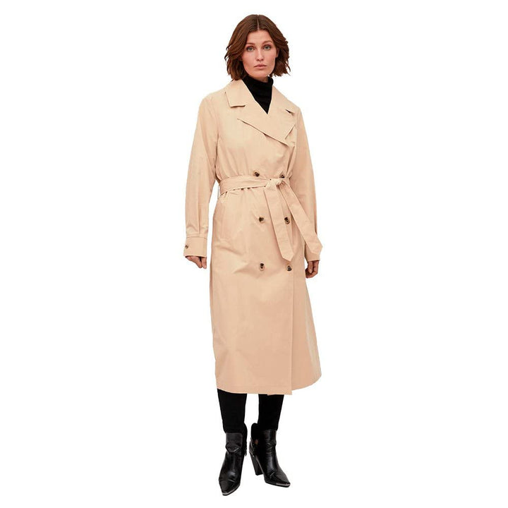 Vila Damen Vimersin Long Trenchcoat-Noos Mantel, 34