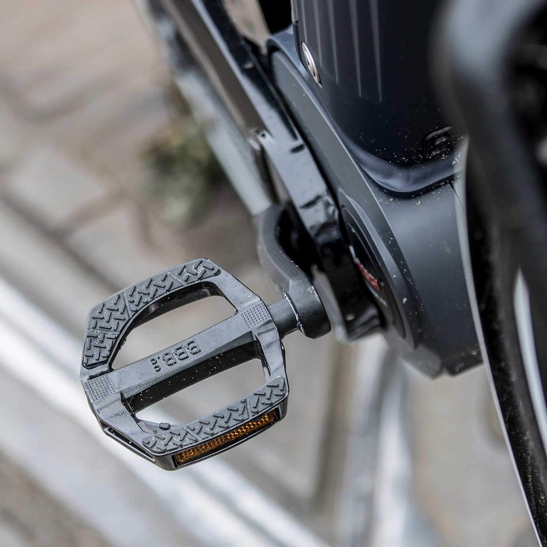 BBB Cycling Fahrrad Pedale Aluminium für Stadt- und Elektrofahrräder Langlebige Lager Rutschfestes L