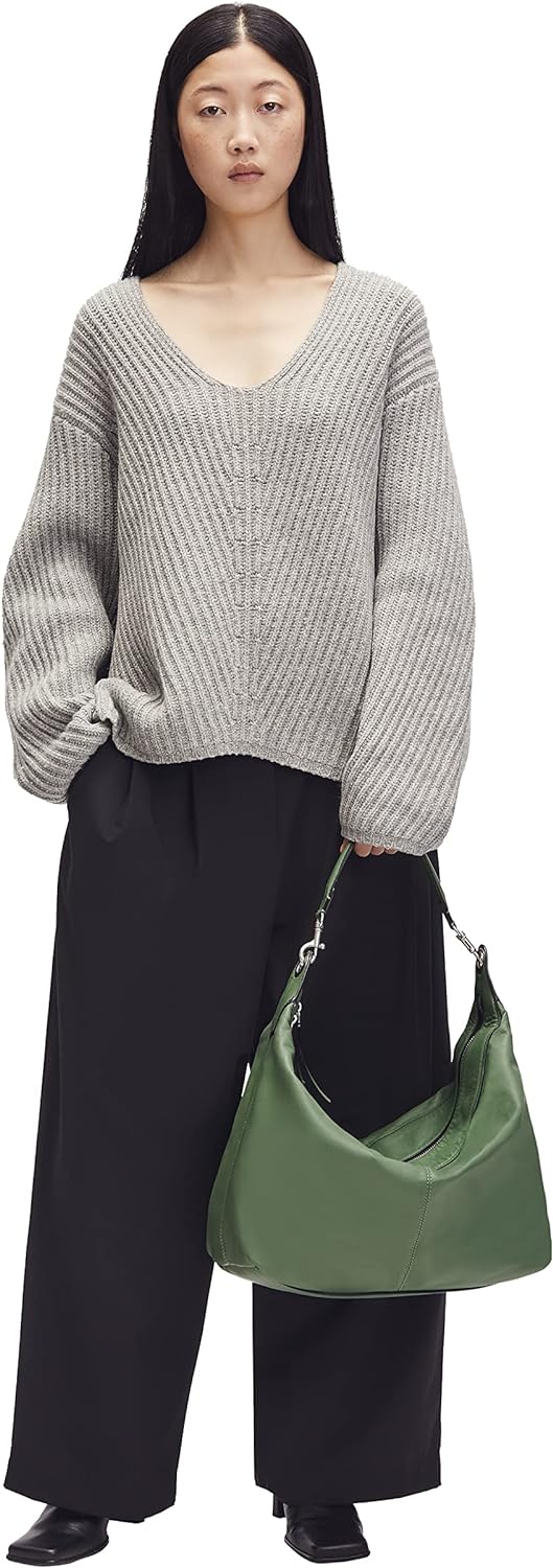 Liebeskind Damen Liza Hobo L Palm Green, Palm Green