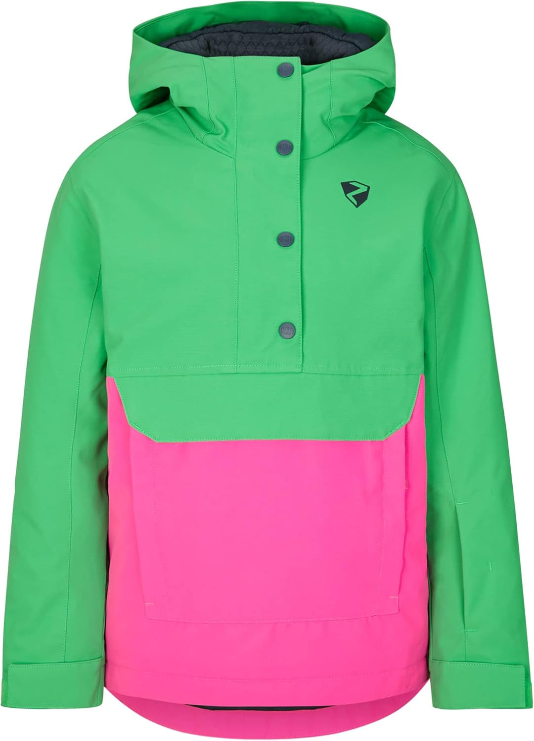 Ziener Mädchen Anefay Ski-Jacke, Winter-Jacke | wasserdicht, winddicht, warm (1er Pack) 140 irish gr